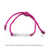 Endless Love Silver Necklace, White Rhodium, Premium Cubic Zirconia + Give Magic Gift